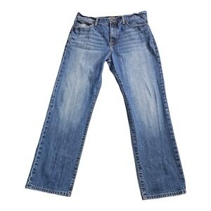 Lucky Brand 329 Jeans Classic Straight 36x31 Blue Medium Wash Denim Workwear